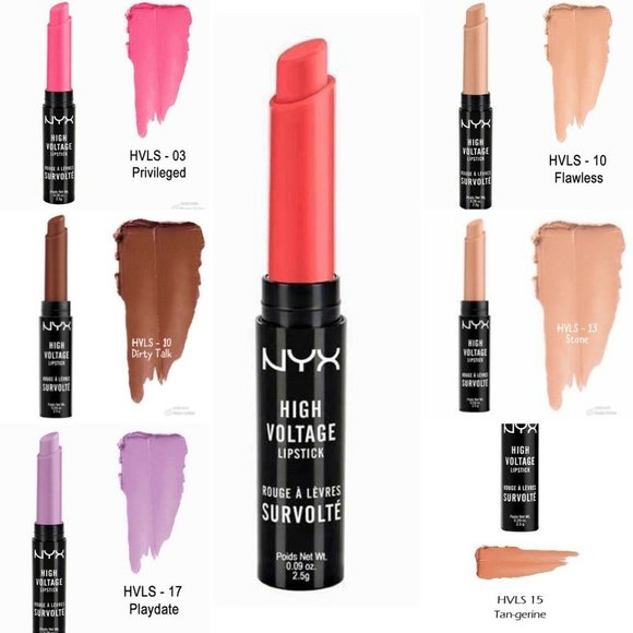 NYX Other - 7 Piece NYX High Voltage Lipstick Bundle